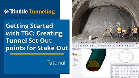 Getting Started with TBC Tunneling - Create Set Out points for Stake Out