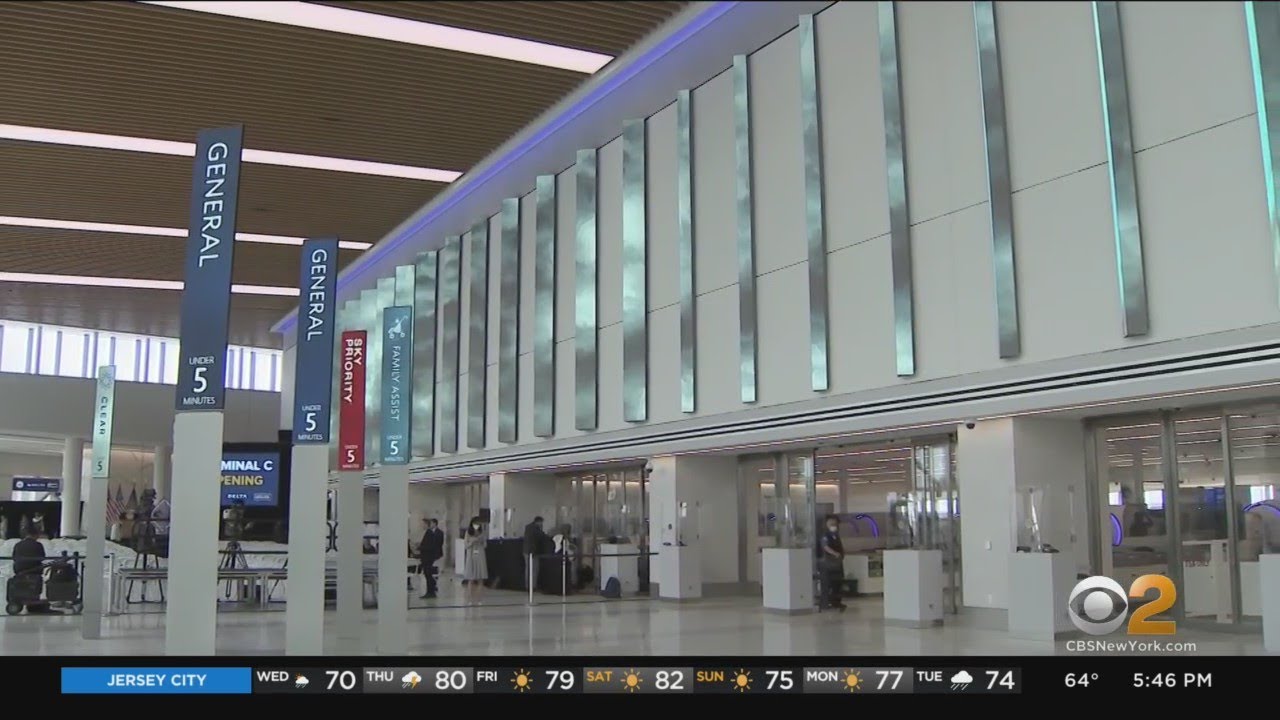 A first look at LaGuardia Airport's new terminal - YouTube