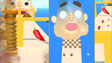 Sandwich 🍔 Runner   Game 🎯 satisfy Gameplay Walkthrough ios Android (Happy time)