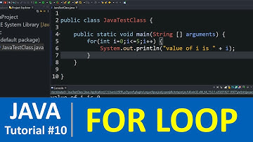 Java Tutorial #10 - For Loop in Java Programming