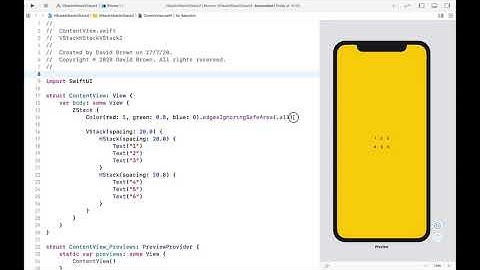 SwiftUI Adding Gradient Colour