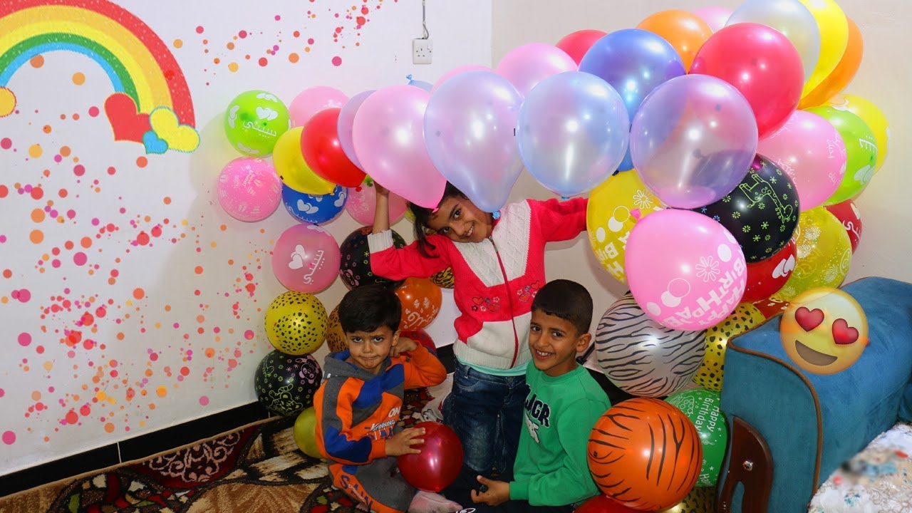 بيت البالونات الصغير !! House of balloons