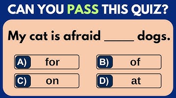 Mixed English Grammar | Can You Pass This Quiz| #challenge  3