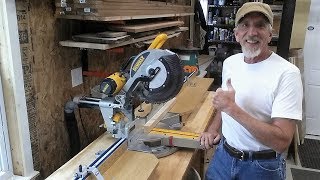 I have finally built myself a proper miter saw stand. I recycled some old cabinets,wheels and iron. I used the Kreg Precision Trak & 