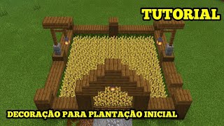 PLANTAÇÃO LINDA NO MINECRAFT 💕💕 #minecraft #minecraftbuilding