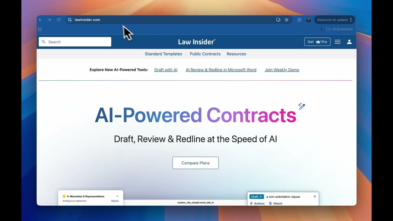 Law Insider AI Tools in Action