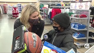 Lions treat local youth to Christmas shopping spree at Meijer