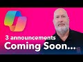 3 Announcements: LiveStream, M365 Icons, and Copilot File Explorer Integration