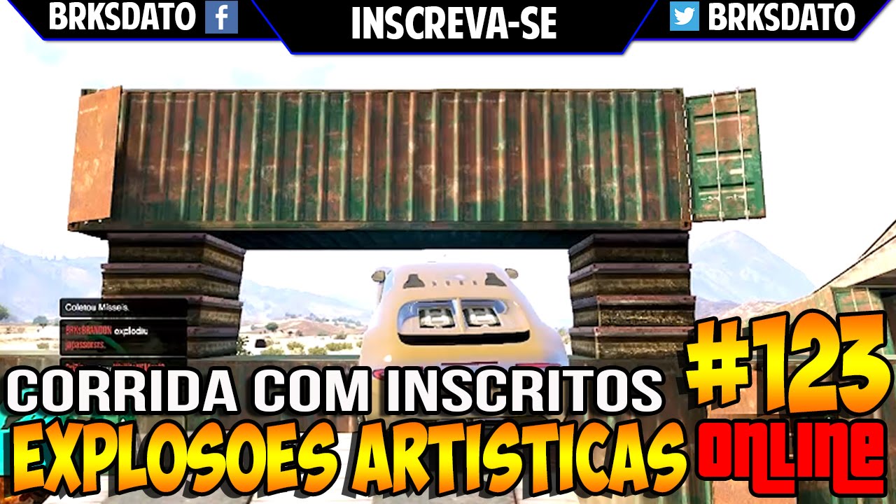 GTA V - ONLINE - CORRIDA COM INSCRITOS 