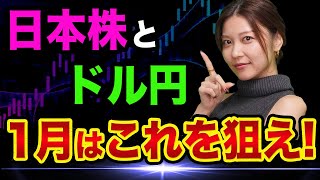 日経平均とドル円、1月のチャンスはこう狙え！【金融危機と原油価格の秘密関係】最新のインフレと消費者物価指数と小売売上高