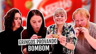 GRINGOS PROVANDO CHOCOLATES (BOMBONS NESTLÉ)