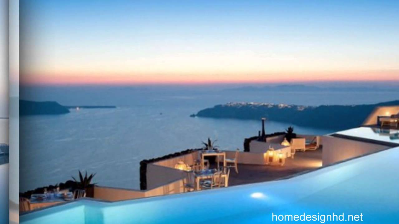 Majestic Hotel Overlooking The Fabulous Santorini Caldera Hd You