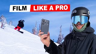 Film Your Snowboarding Videos Like a Pro