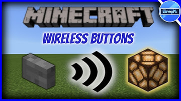 How To Make Wireless Buttons/Redstone In Minecraft Using Commands | Xbox One, PS4, Windows 10, MCPE