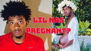 Lil Nas pregnant maternity shoot?