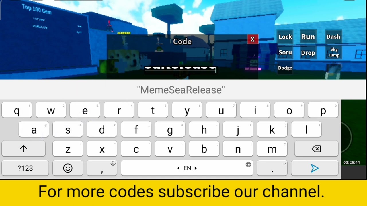 Meme Sea Codes - Try Hard Guides