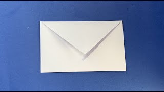 Origami envelope | How to make a paper envelope
