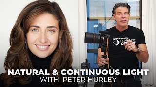 Natural & Continuous Lighting for Headshots | Back to Basics with Peter Hurley