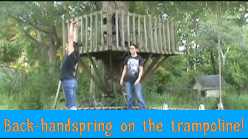 I Got My Back-Handspring On A Trampoline! | Self Taught Gymnastics Training