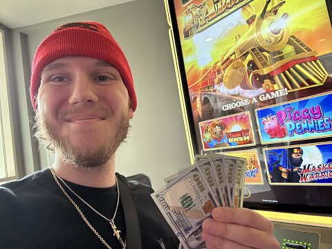 Wild Ride Playing All Aboard - Hitting GIGANTIC Bonuses Along The Way!!