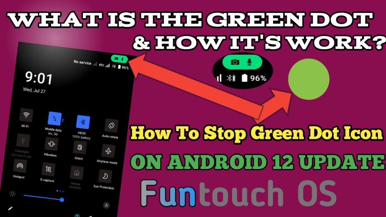 🟢 Green Dot In Android Phone || stay Alert - YouTube