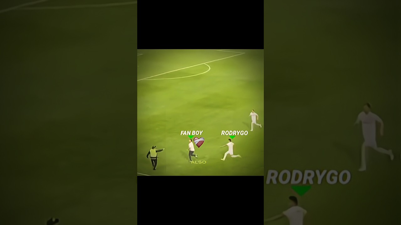 Rodrygo vs Fan boy 😂 