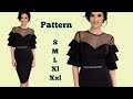 ✅ Evening Dress Pattern Tutorial | Make It Look High-End