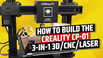 Creality CP-01 3-in-1 3D/CNC/Laser Build and Test