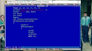 Secant Method in Numerical Methods C Program | NPR Technology