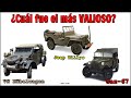 ¿Cuál fue el "Vehículo Ligero" más valioso de la 2GM? Kübelwagen, GAZ-67 o Jeep Willys.  By TRU/JUA