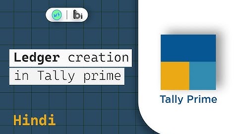 Ledger creation in tally prime | Tally Prime Hindi tutorials | Miniature school