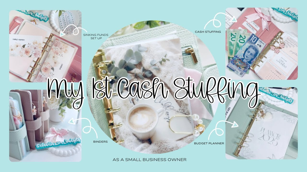 My First Cash Stuffing Video: Sinking Funds and Variables Expenses + Savings Challenges 
