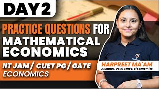 IIT JAM Economics | Practice Questions | Statistics & Economics | 2025-26| Ecoholics