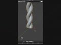 How to Make a Rope in Blender Using Screw Modifier #Blender #Blender3D #3DTutorial