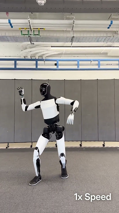 Tesla Optimus Shows Off Dance Moves #optimus #teslaoptimus #robot