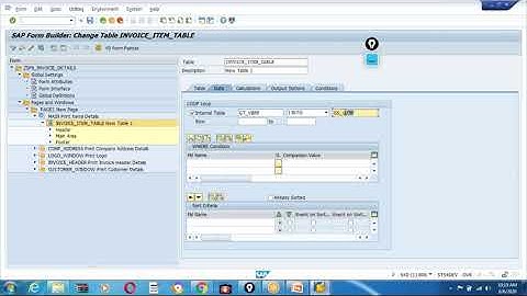 3  SAP ABAP Smartforms Table Printing