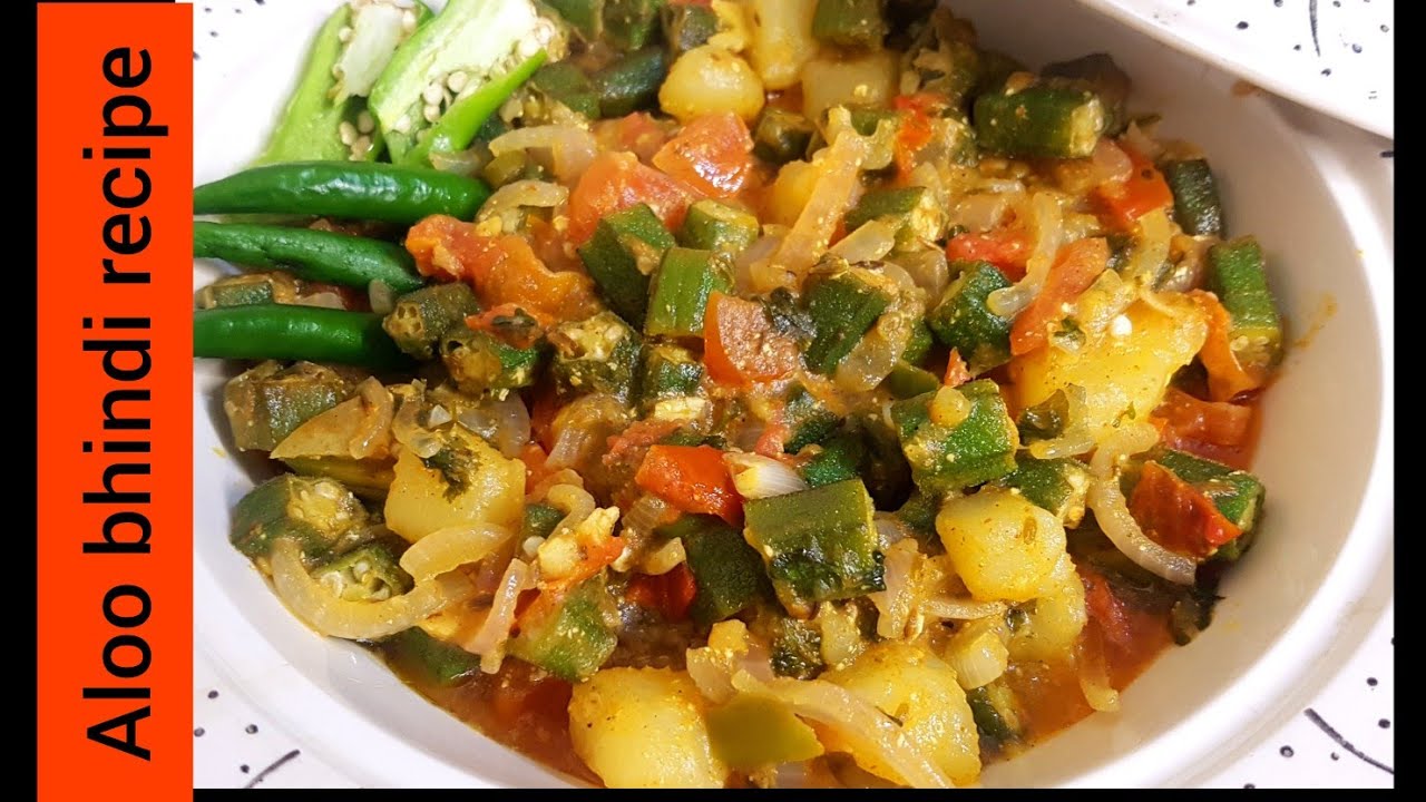 Aloo Bhindi Recipe Okra Curry with Potato Easy and Delicious