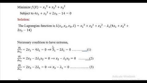 EC363 OPTIMIZATION TECHNIQUES MODULE 1 Part 3