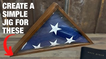 Hoe je een herdenkingsvlaggenvitrine bouwt (met een eenvoudige doe-het-zelfmal)