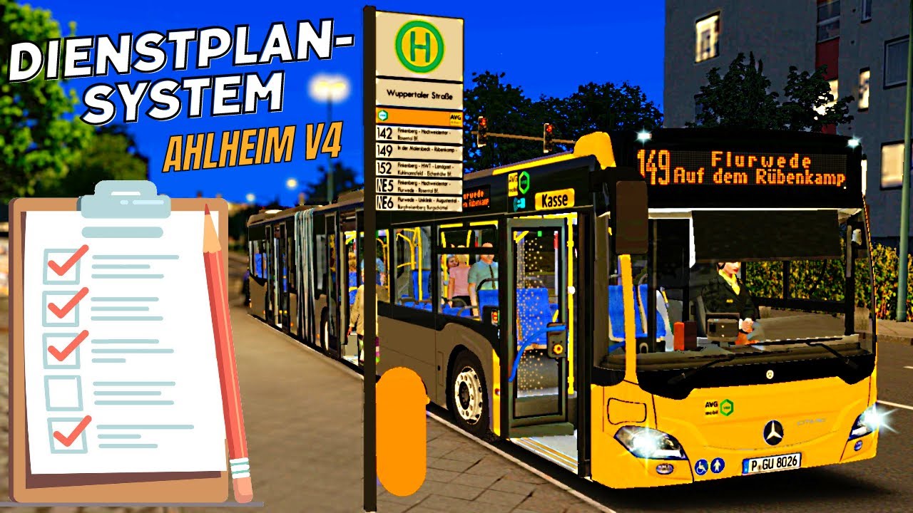OMSI 2 [60 FPS] - DIENSTPLANSYSTEM Ahlheim V4 & C2 Hybrid - Let's Play Omsi 2 [