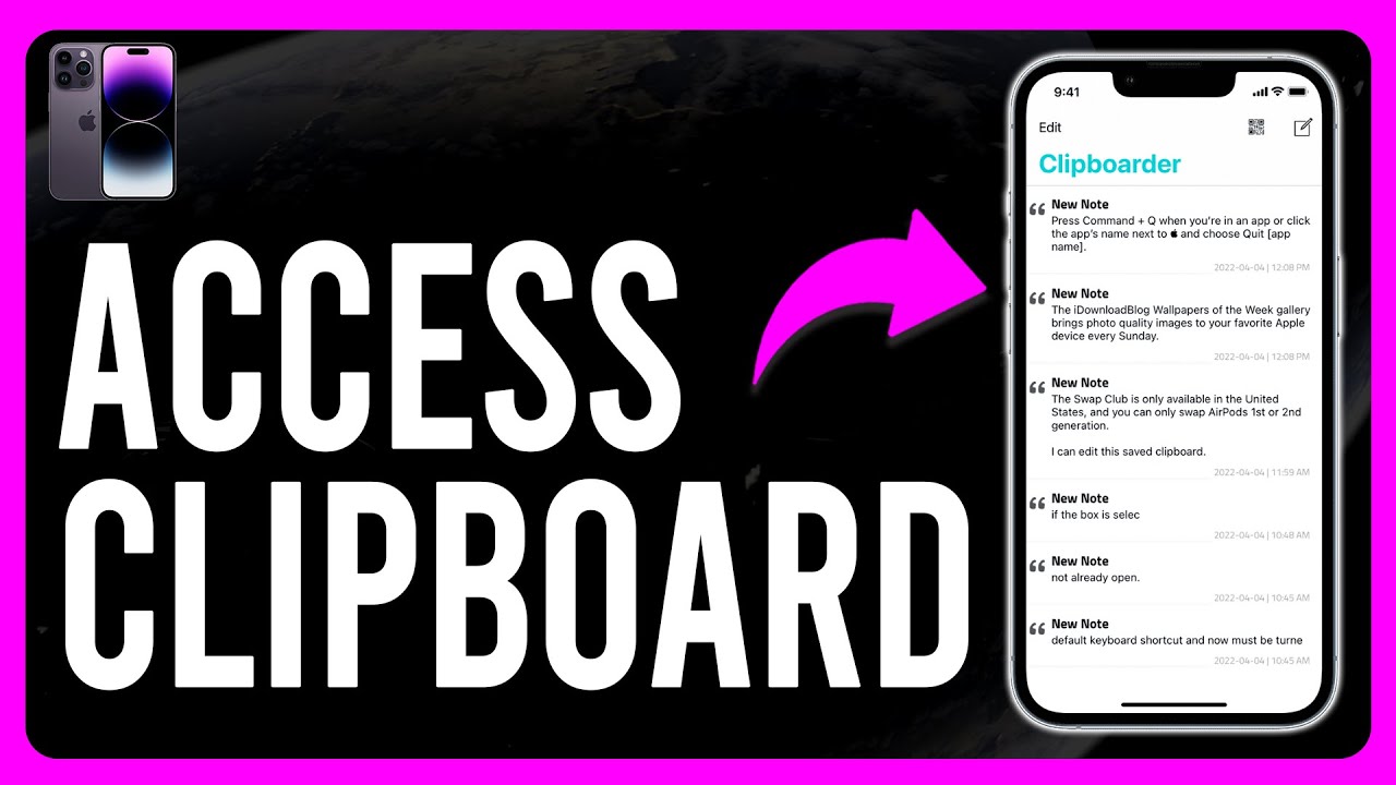 How to Access the Clipboard on iPhone (How to Find the Clipboard on an  iPhone) - YouTube