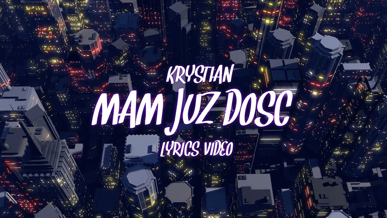 KRYSTIAN - MAM JUŻ DOŚĆ (LYRICS VIDEO) - YouTube