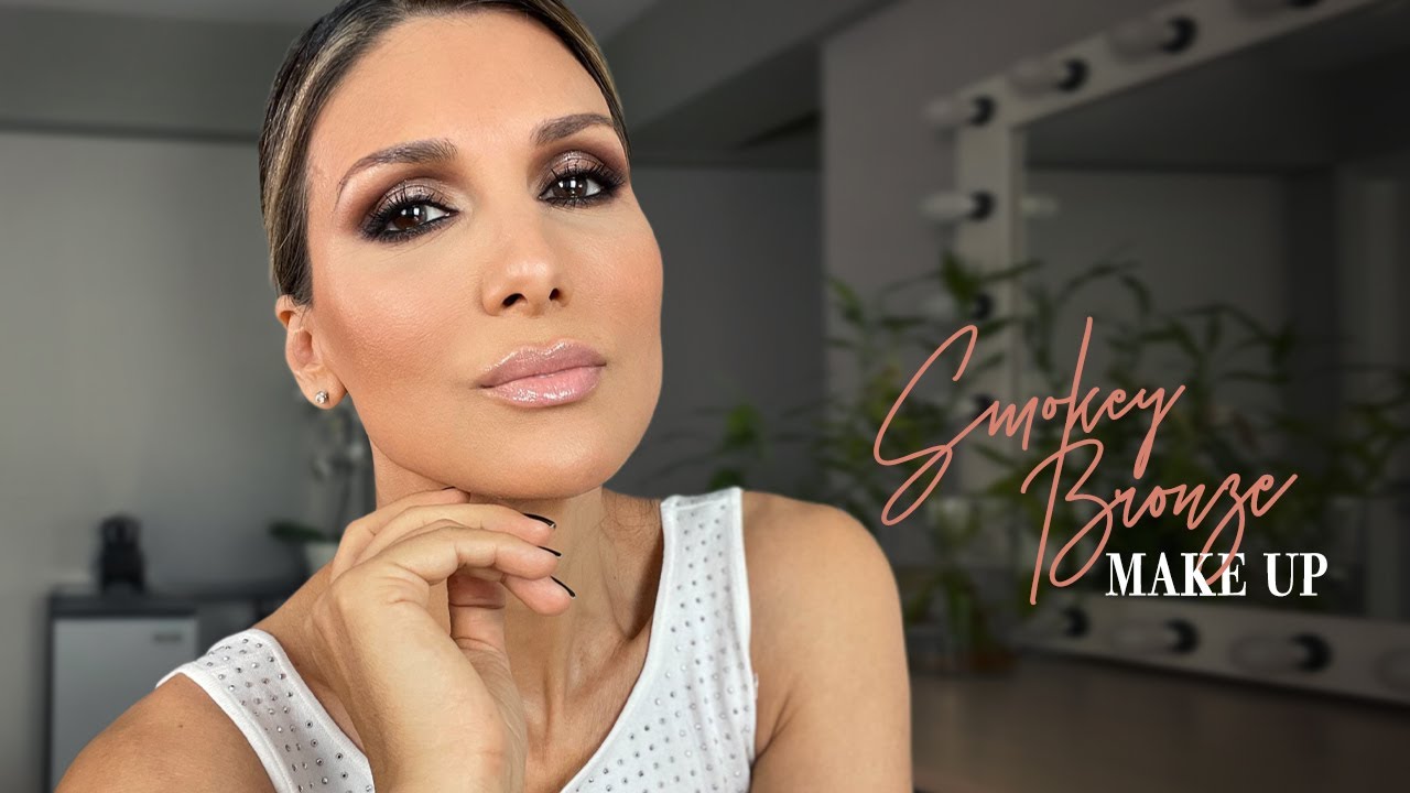 Smokey bronze makeup | Roula Stamatopoulou