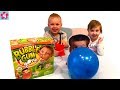 Nil and Nelly play Bubble Gum Game / Bubble Gum Game with Balloon / Pump Balloon Game challenge