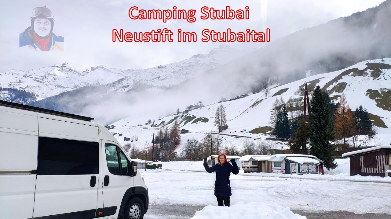 2025, 4K, Aparthaus Camping Stubai & Neustift im Stubaital. Tyrol. Super  winter camping in Austria.