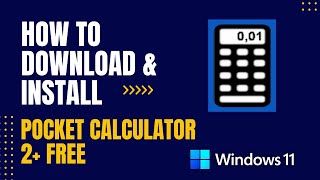 How to Download and Install Pocket Calculator 2+ Free For Windows screenshot 1