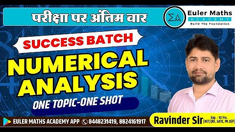 RPSC Grade- I & II | परीक्षा पर अंतिम वार | Success Batch | Numerical Analysis | One Topic One Shot
