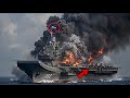MASSACRE! Russian Aircraft Carrier Carrying SU-34 and SU-35 Fighter Jets Blown Up by Ukrainian F-16
