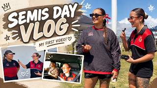 MY FIRST VLOG | Semis Day, Interviews & Introducing Us • Filmed on my new $100 Anko vlogging camera 
