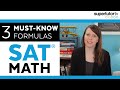 3 MUST-KNOW Formulas for the SAT® Math Section